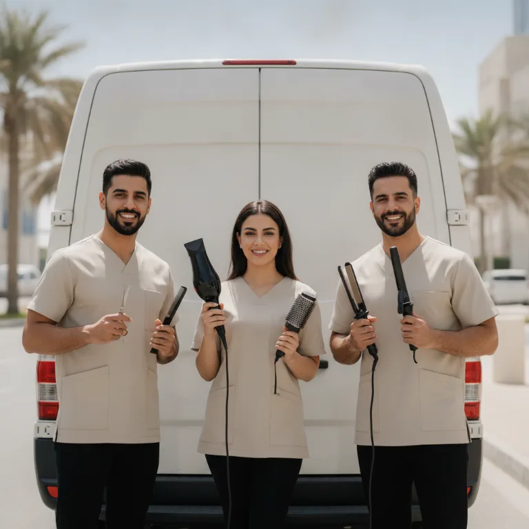 صالون شعر فاخر فريق في نايف